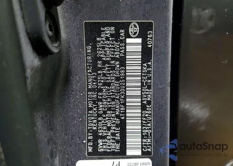 2013 Toyota Camry L z USA, uszkodzony, nr VIN 4T1BF1FK3DU251983